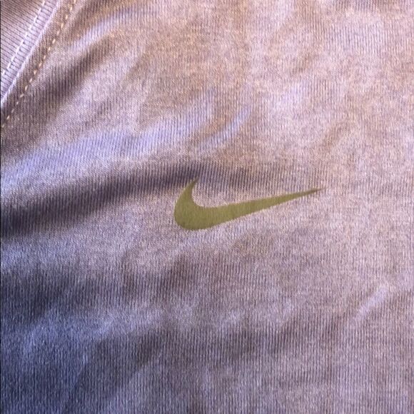 Ladies Nike Dri-Fit Regular Fit V-Neck T-Shirt - Picture 3 of 4